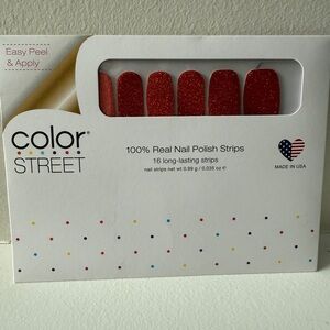 Color Street Discontinued Orange Glitter Trick or Treat Yourself NEW